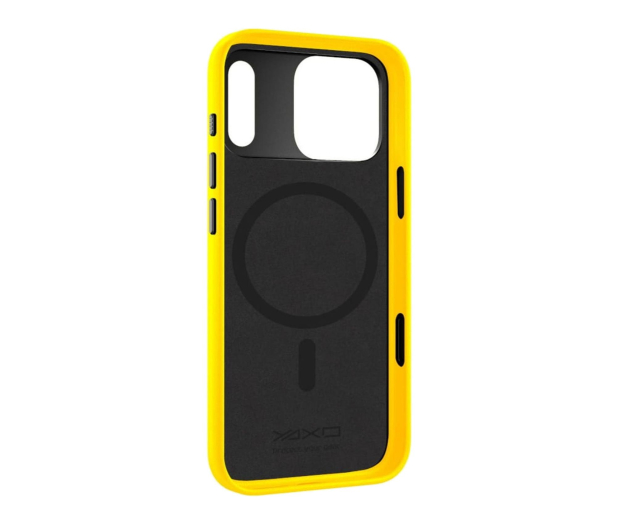 YAXO Leather Gear Slim Case MagSafe iPhone 17 Pro Honey Yellow - 1455897 - zdjęcie 3